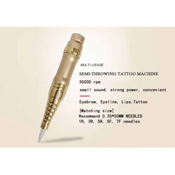 OEM matériel de machine de stylo de tatouage de sourcil de maquillage de beauté de maquillage de machine de coquille permanente professionnelle d'en cuivre