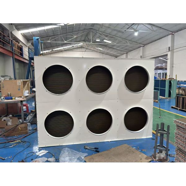 Custom OEM Industrial Automatic Window Mount Air Cooler High Efficiency Economical Low Noise Cold Rooms Tube Heat Exchanger 1