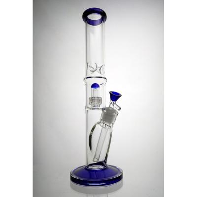 Perc Crystal Base Glass Water Bongs 15 Inhes Glass Straight Tube