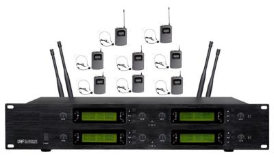 8 Channel UHF Wireless Conference Systems High Sensitivity Durable