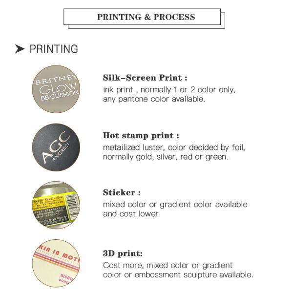 frasco cosmético dos PP da pintura de pulverizador do frasco do creme de cara de 5g 10g 15g