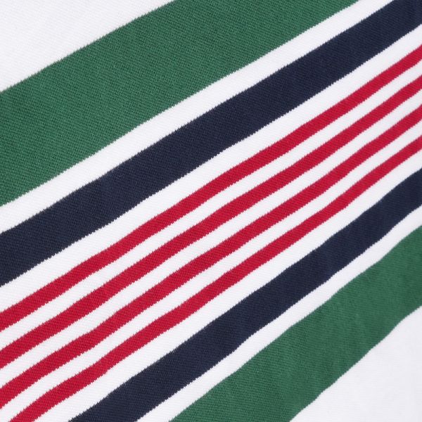 Premium Striped Cotton Pique Fabric: The 95% Cotton 5% Spandex Solution for Custom Polos