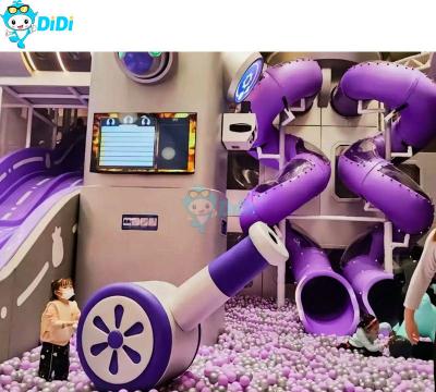 Children Games Ramps Slides Climbing Towers Soft Play Equipment Indoor Playground