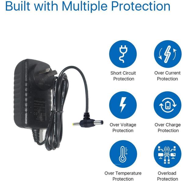 12V Dual DC Power Adapter 2.1mm 2.5mm AU Plug