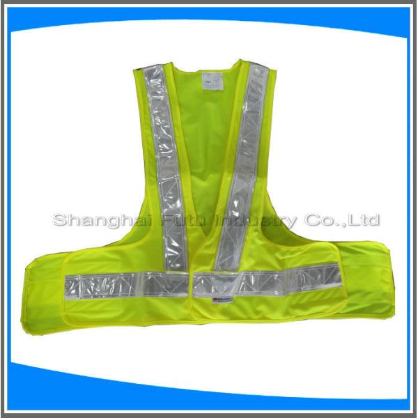 Hi visibility reflective safety vest ,100% ployester