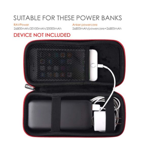 Waterproof Oxford Power Bank Travel Case L9.06 inches