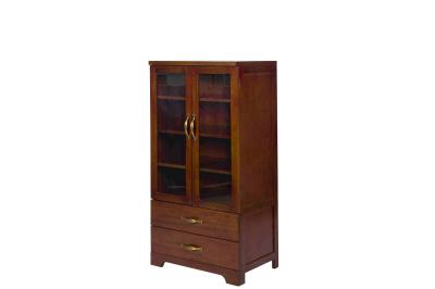 W60*D40*H120CM Home Wood Furniture Dining Room Cabinets With 4 Shelves 2 Drawers