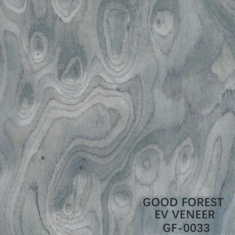 Tamanho de madeira projetado de Burl Wood Veneer EV 2500*640 milímetro da árvore do folheado