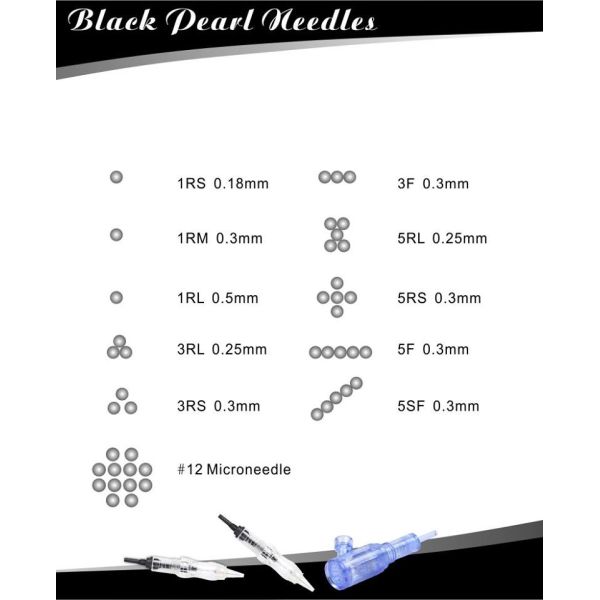 Professional Screw Cartridge Needle Suitable for  Black Pearl Semi Permanent Makeup Machine Kit
