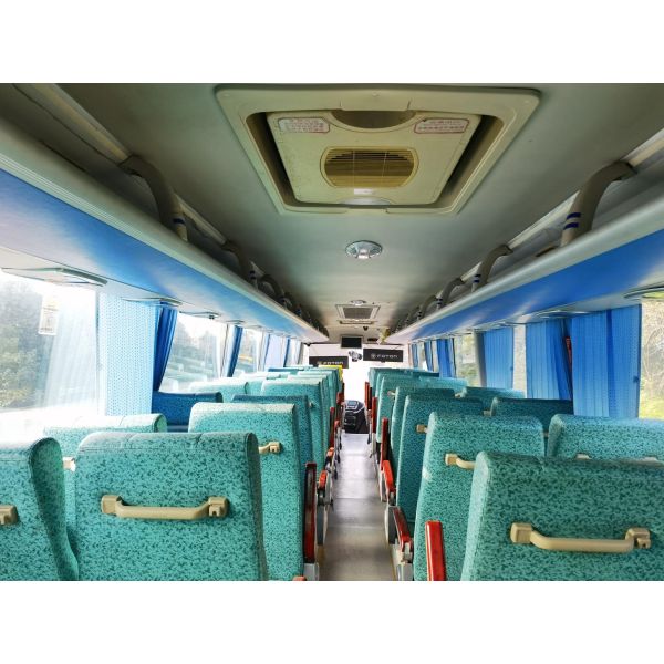 Foton Used City Bus BJ6127 Hybrid Electrical Vehicle 53 Seats Automatic Transmission