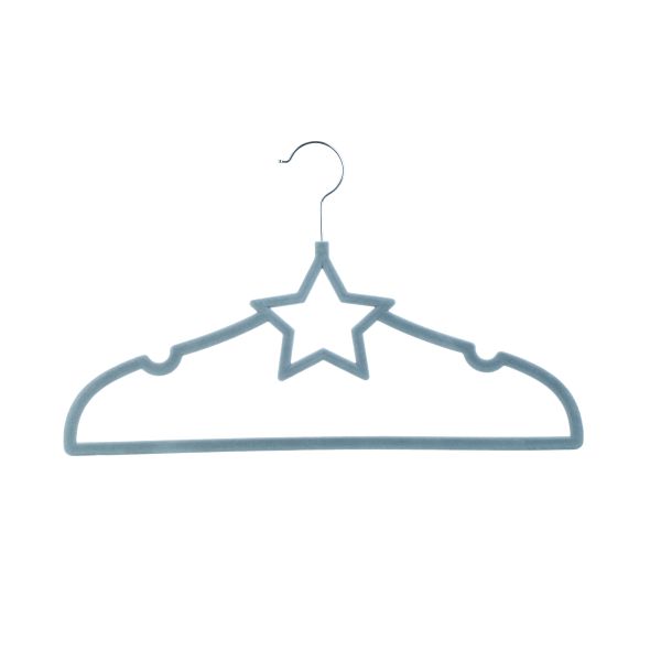 Star Shaped Ultra Thin Velvet Space Saving Hangers