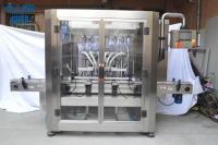Remplisseur crème cosmétique de pâte de remplissage de quatre têtes de piston pneumatique liquide de machine avec le chauffage