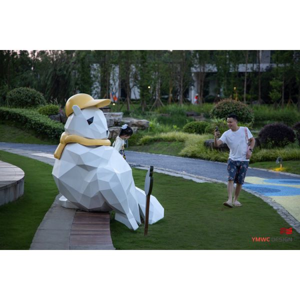 Steel Squirrel Park Design for Children's Outdoor Playground Equipment in Europe