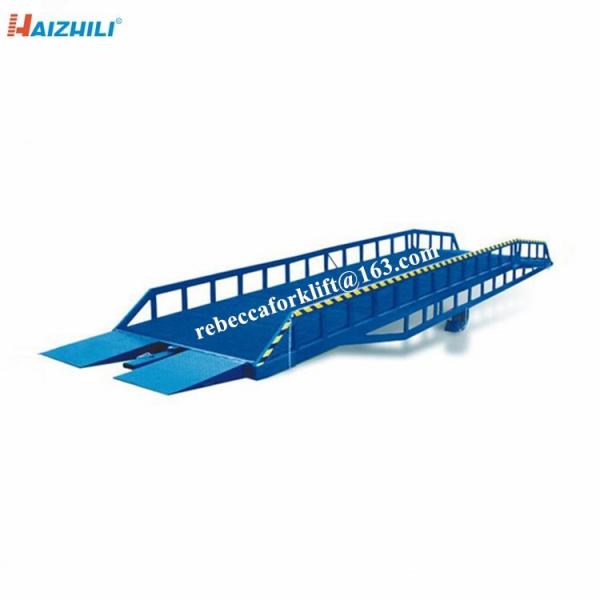 Hydraulic Mobile Dock Ramp , 10 Ton Manual Portable Yard Ramp For Indoor / Outdoor