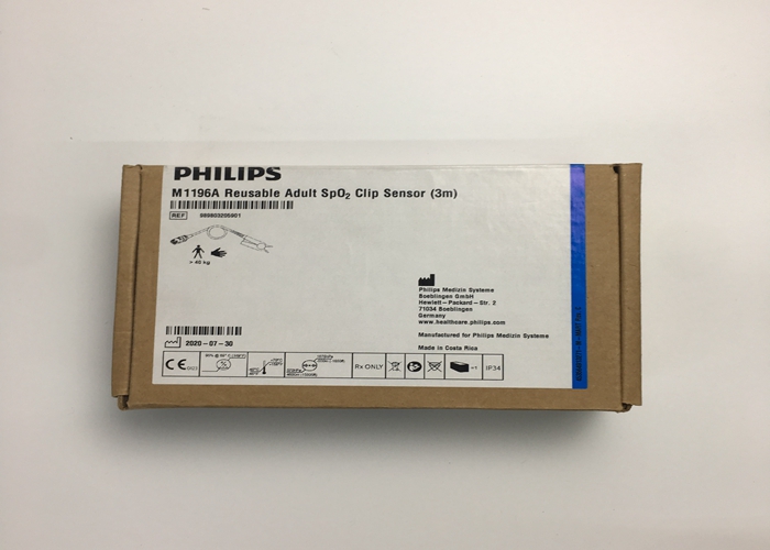 Phlip M1196A ЭКГ запасные части, датчик пальцев 3M с 8 PIN-коннектором