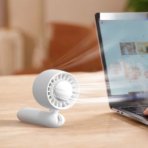 2000mAh Battery Mini Portable Fan with Three Speed Settings and Foldable Design for Long-lasting Cooling