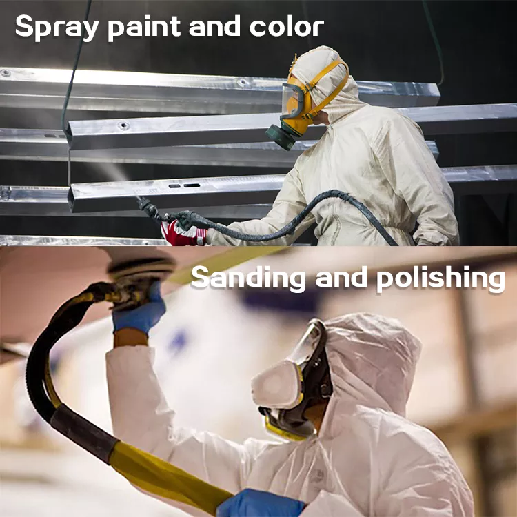 Aceite disponible de la prenda impermeable del traje de la bata del espray de la pintura a prueba de polvo del recinto limpio resistente