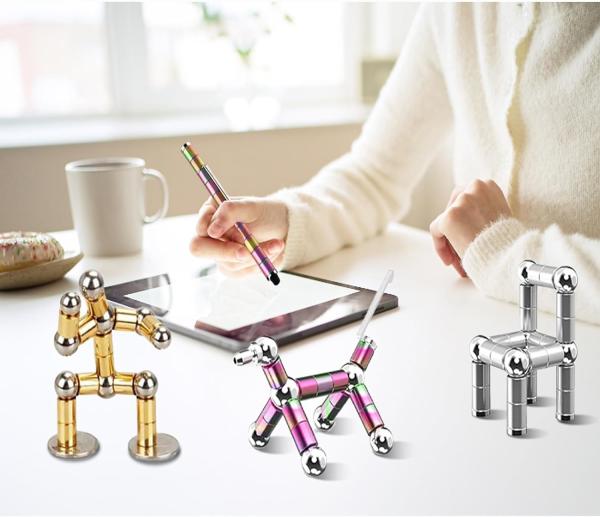 Multifunctional Deformable Magnetic Fidget Pen For Kids Creativity Exercise