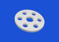 White Alumina Ceramic Disc High Temp Resistance Up Tp 1700 Celsius