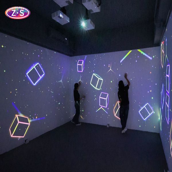 6000 Lumens Immersive Restaurant Experience 1024*768 Interactive Dining Spaces