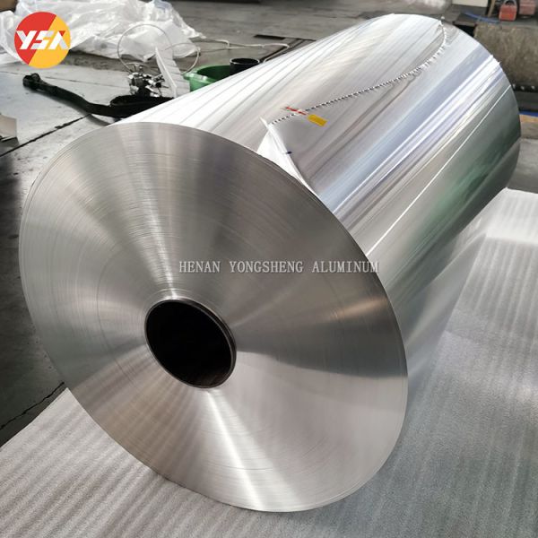 8006 7 - 60 Micron Aluminium Jumbo Roll Household Aluminum Foil for Fast Food