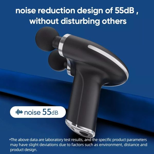 Пистолет для массажа мышц Ударный массажер для глубоких тканей Пистолет для спортсменов Обезболивающая терапия и релаксация