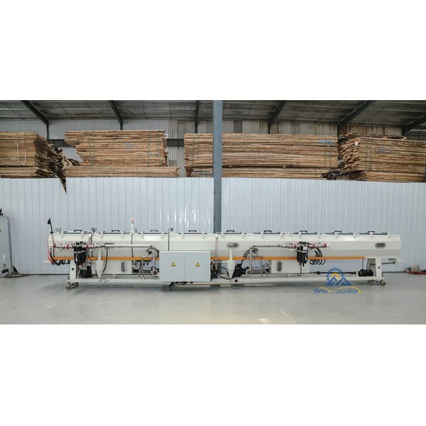 ABC 3 camadas HDPE/PP máquina de fabricação de tubos para tubos de abastecimento de água de HDPE 110-350mm