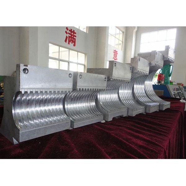 80kg/H PVC HDPE Corrugated Making Machine For 250mm Pipe