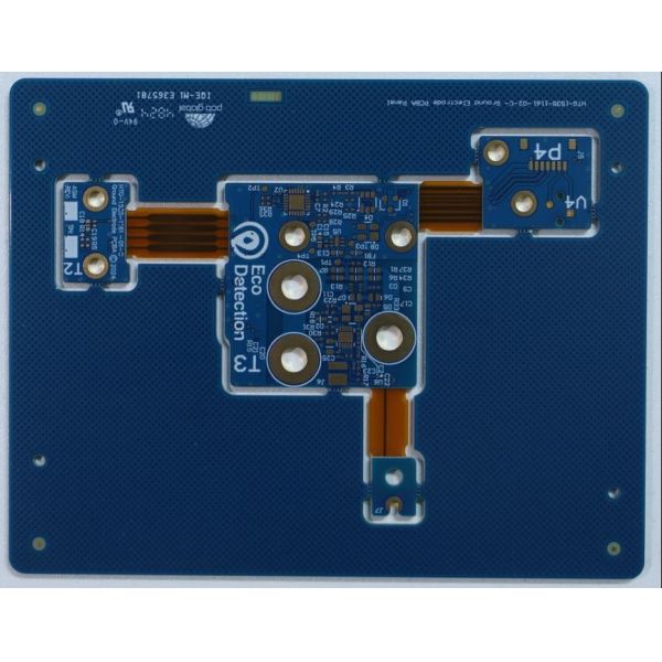 OEM/ODM 4-Layer Rigid-Flex PCB with ENIG Surface Finish Polyimide Coverlay