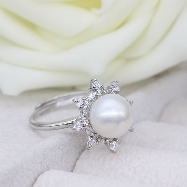 Freshwater Pearl Jewelry Sets With Necklace Earring Ring