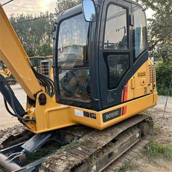 Liugong 9055E 5 Ton Used Excavators Backhoe Shovel Backdigger Petrol Powered