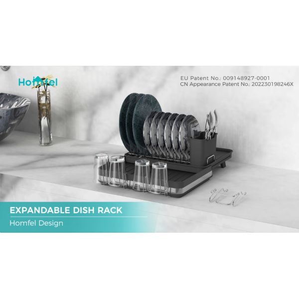 Stainless Steel Kitchen Dish Drainer With Detachable Design