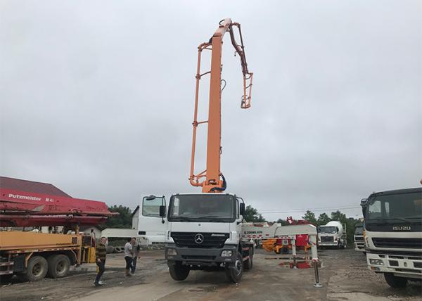 Caminhão concreto de 290KW 37m com segurança alta 120m3/H do braço longo de Zoomlion da bomba