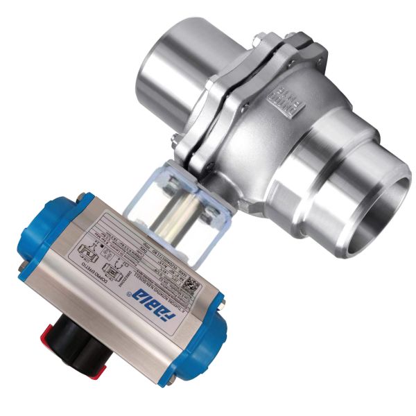 Пневматический шаровой клапан высокого давления из нержавеющей стали