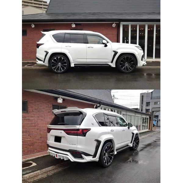 WD Style FRP Lexus LX600 Body Kit Front Lip Side Skirt Rear Diffuser Spoiler