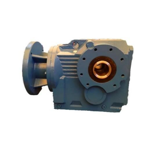 KAF Series High Transmission Efficiency Helical Bevel Gear Reducer With Hollow Shaft And Flange