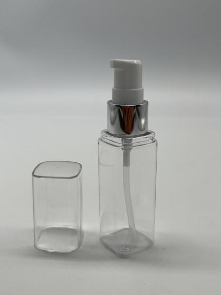 50ml Square Perfume Bottle In Customized Colour PETG  Cosmetic Bottle