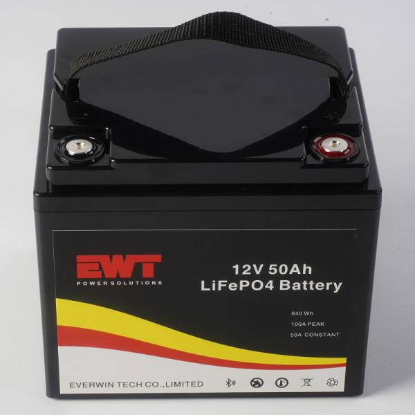 12V 50ah 100ah 150ah 200ah 300ah Deep Cycle Lithium Ion Battery Pack Solar LiFePO4 Battery Wholesale China Factory