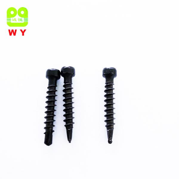 Cheese Fillister Head Stainless Steel 410 Decking Screws T15 Drive Tek Point Black Dacromet