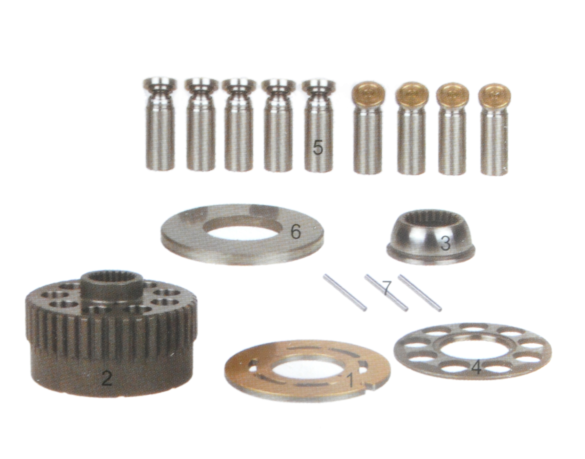 Excavator Hydraulic Spare Parts AP12 SBS80 SBS120 SBS140 Piston Pump Repair Kit