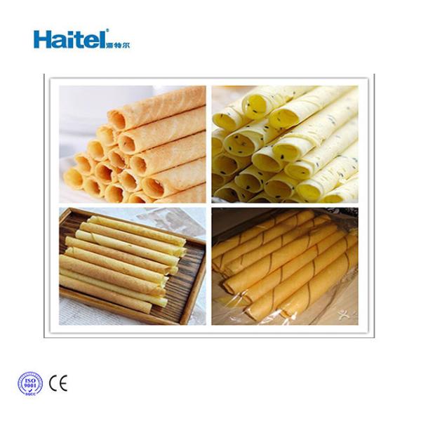 40kg/H 16mm Stick Crispy Egg Roll Bakery Making Machine 5kw