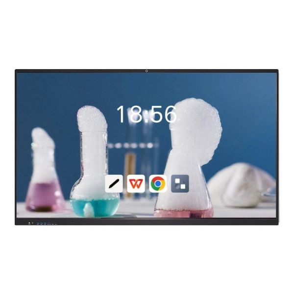 75 Inches Smart Education Interactive Whiteboard with 350cd/m2 Brightness and 20 Points Touch