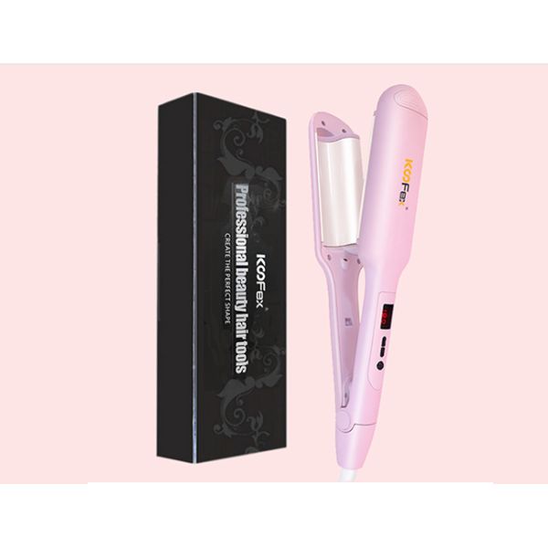 KooFex анти- Frizz утюг большого бочонка завивая, Curler волос электрического турмалина керамический