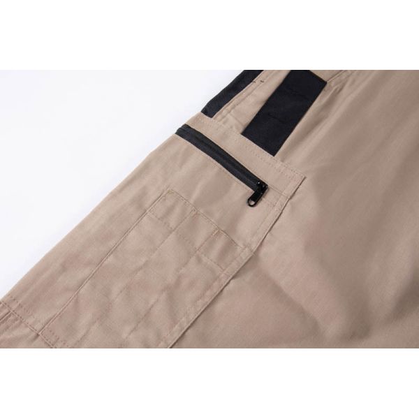 Water-Resistant Outdoor Work Pants with Adjustable Waist Straps and Zipper Cargo Pockets Tactical Cargo Pants
