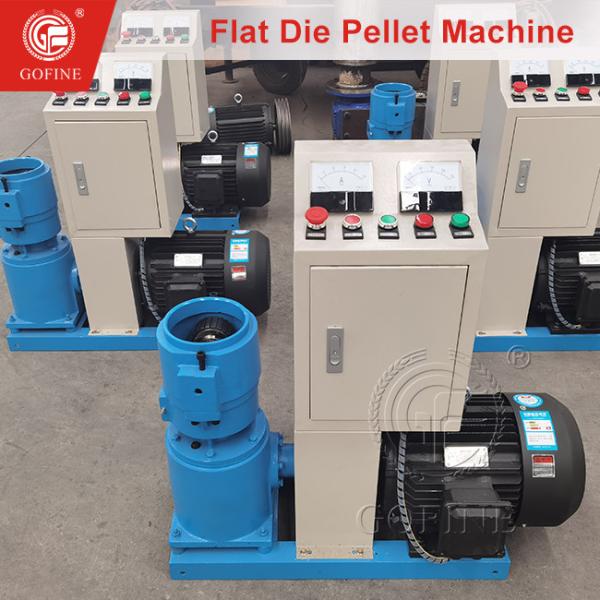 Electric Motor Flat Die Pellet Mill For Various Pellet Molds