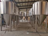réservoir sous pression de navire de fermentation de bière de 3mm avec la veste de refroidissement