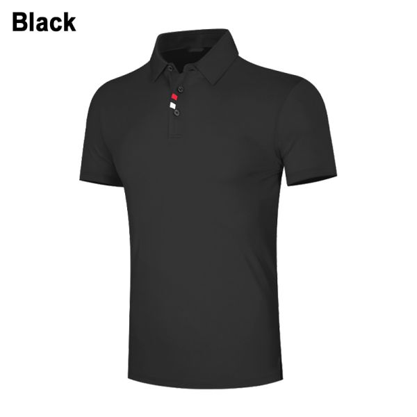 Men's Summer Golf Short Sleeve T-Shirt, Breathable Quick Dry Functional Fabric Golf Apparel