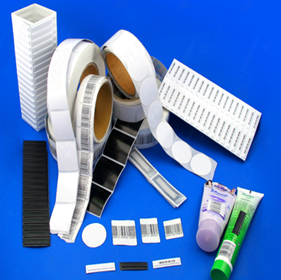 Высоким ярлык чувствительности сплетенный брендом до полудня в крене с поднятым логотипом 45*10.8мм