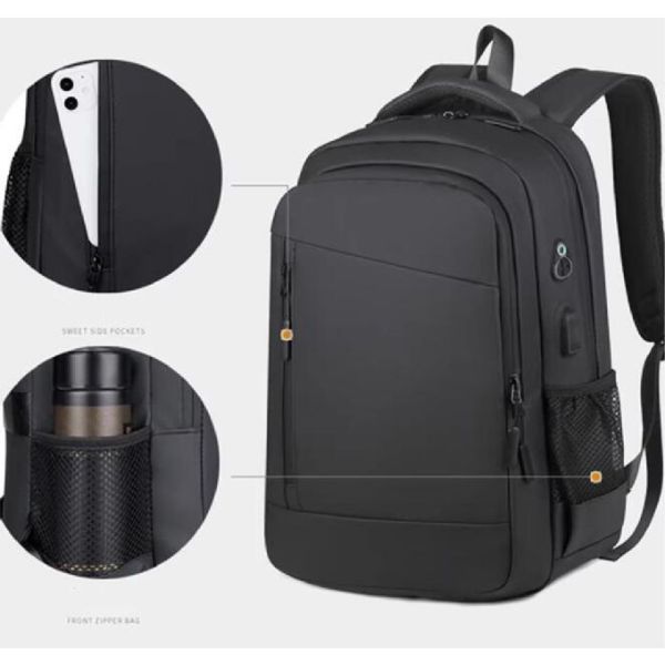 Lightweight Waterproof Nylon Comfortable Business Laptop Backpack With Usb