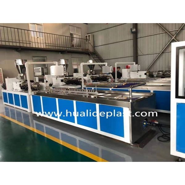 180mm-600mm UPVC Profile Extrusion Machine Plastic Profile Extrusion Equipment